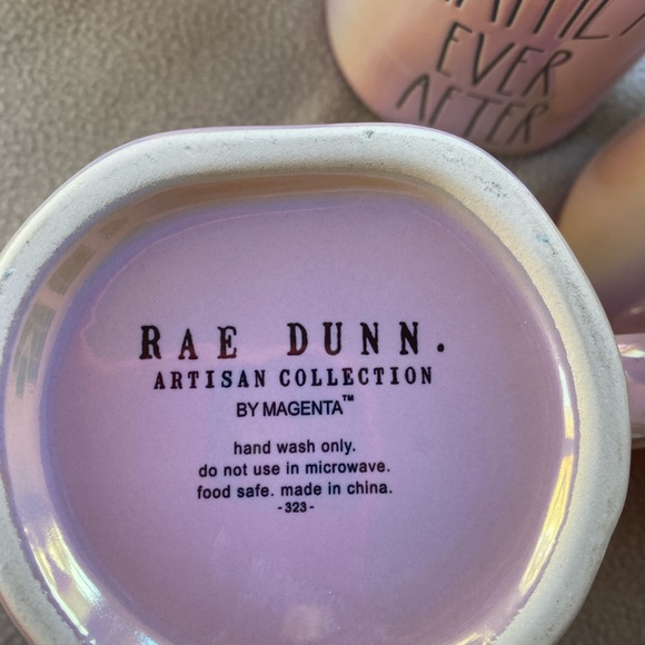 RaeDunn by Magenta, “Happily Ever After”, Pink Iridescent Mug - Picture 11 of 11